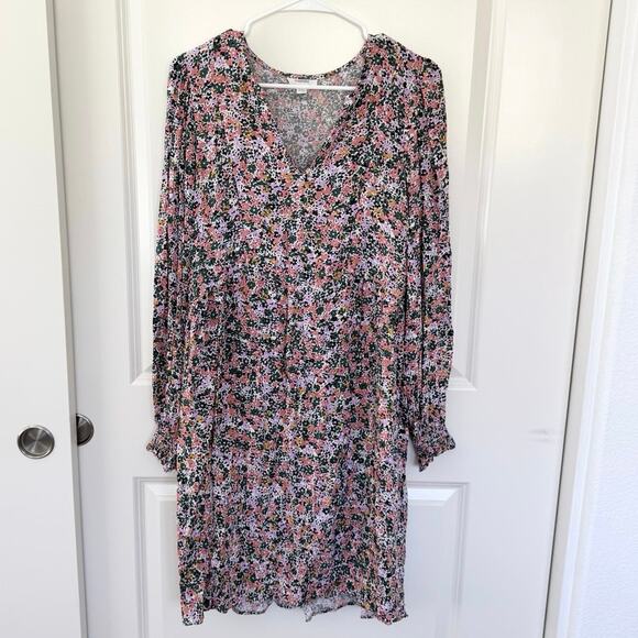 Seraphine Multi Color Floral Maternity To Breastfeeding Dress 6 - Picture 1 of 6